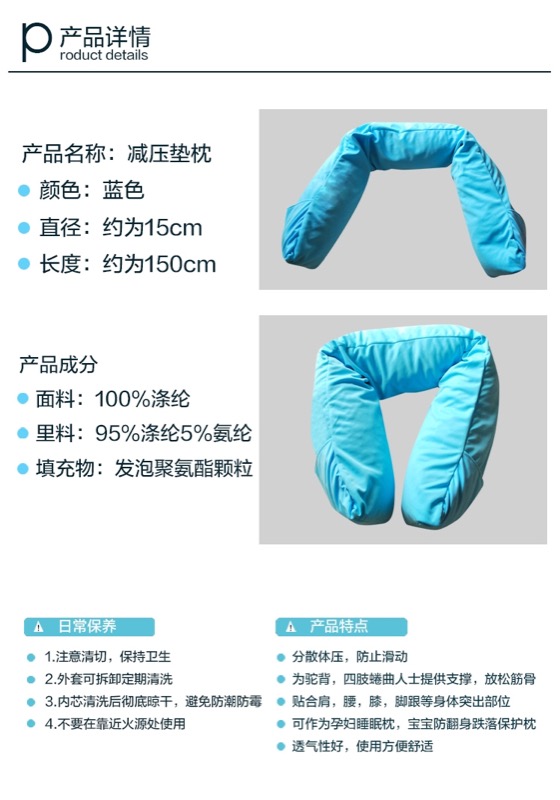 三折护理枕商品图